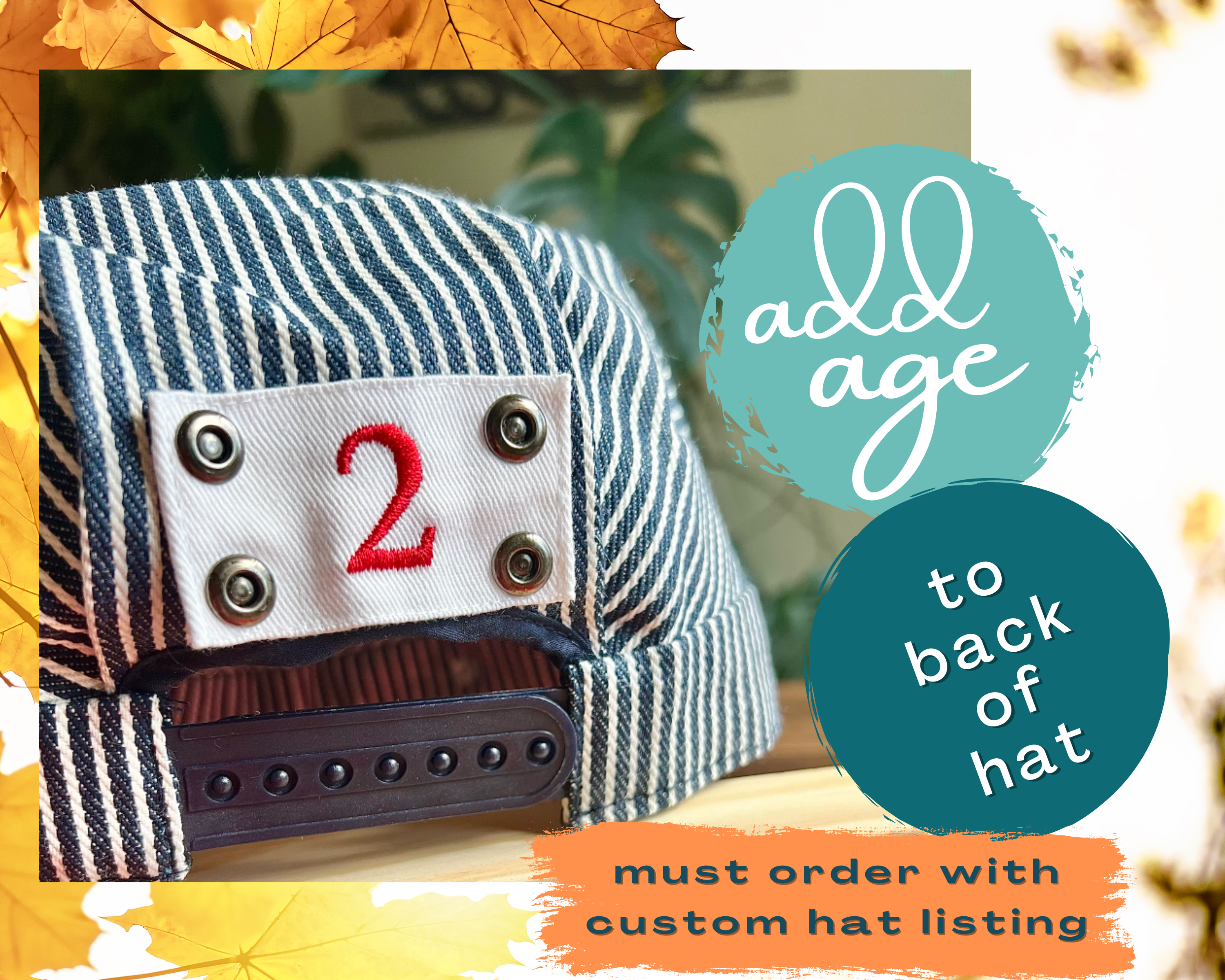 Add Age to Back of Hat